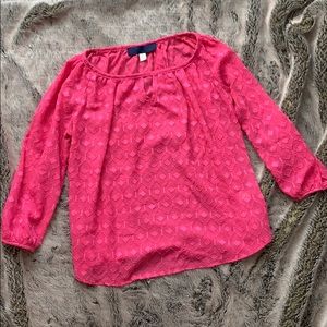 Francesca’s Hot Pink Blouse